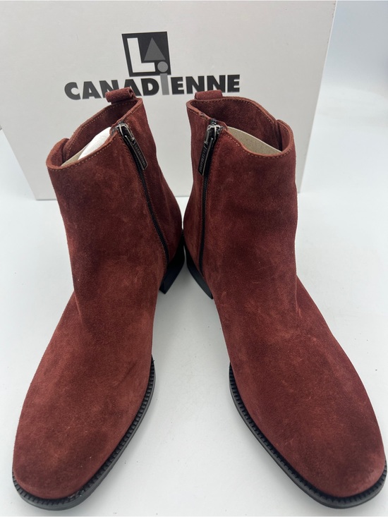 La CANADIENNE Shoes - La Canadienne Scott Wood Suede Leather Bootie Waterproof Women’s Size 6.5 NWB